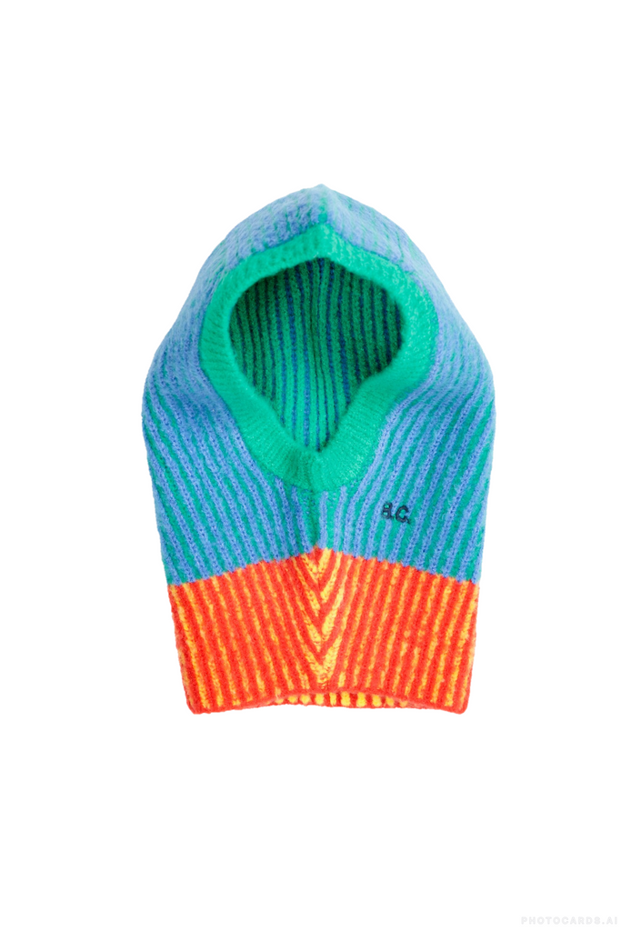 BC Color Stripes Knitted Balaclava