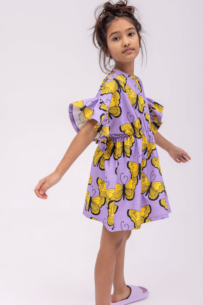 KK Purple Butterflies Romantic Dress