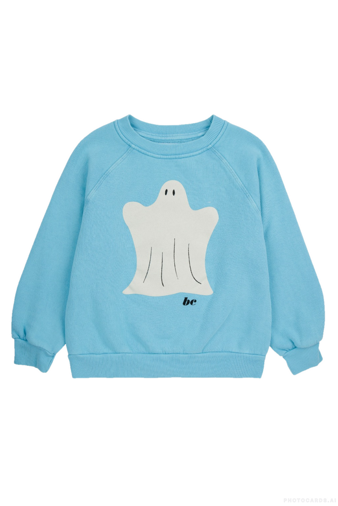 BC Funny Ghost Raglan Sleeve Sweatshirt