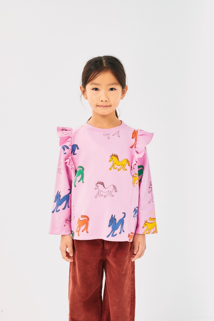 BC Wonder Horse Ruffle Sweatshirt