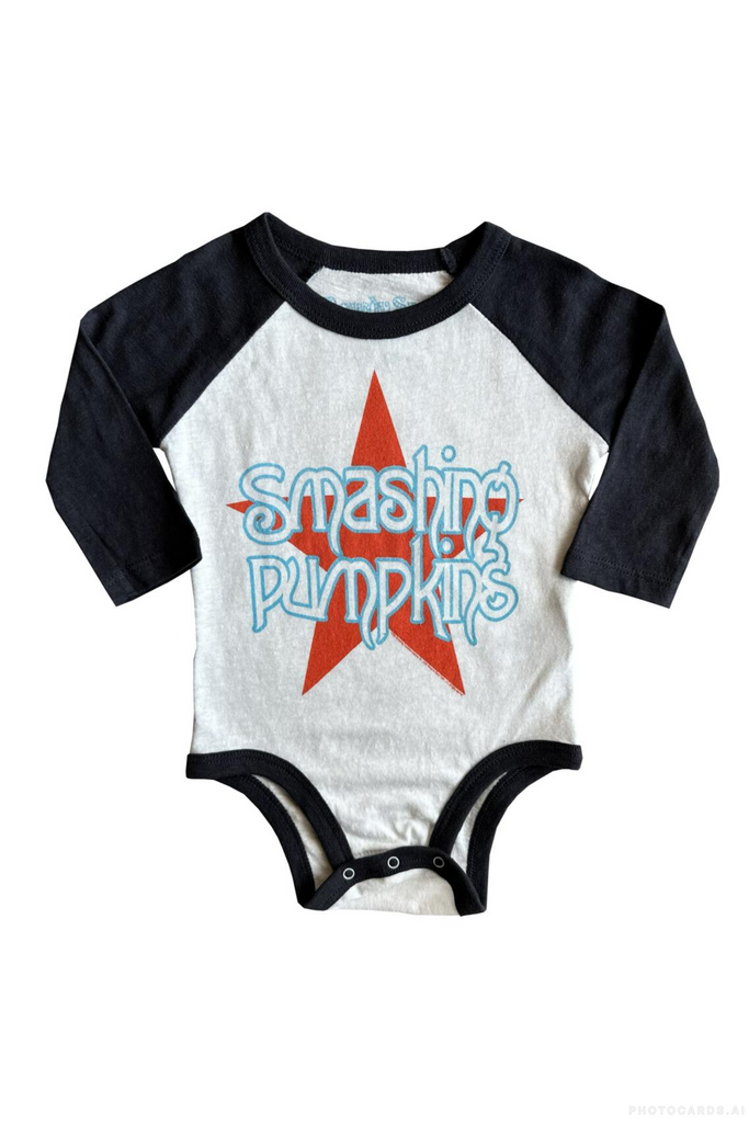 RS Smashing Pumpkins LS Raglan Onesie