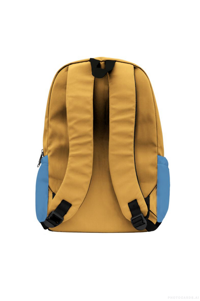 Headster Colorblock School Bag - Blue Atol