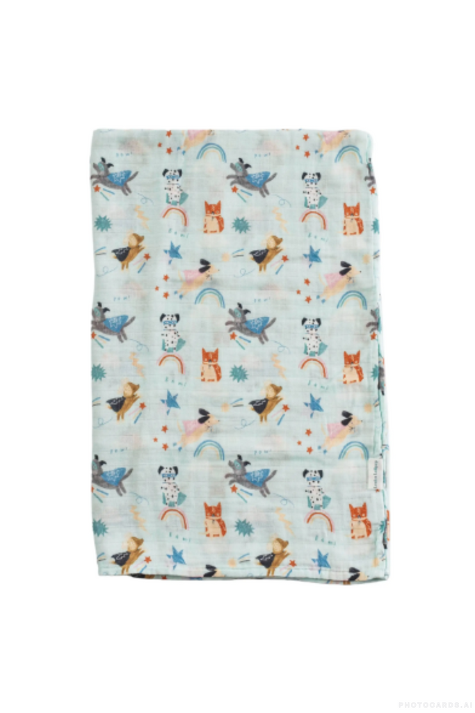 LLL Swaddle - Superhero Dog