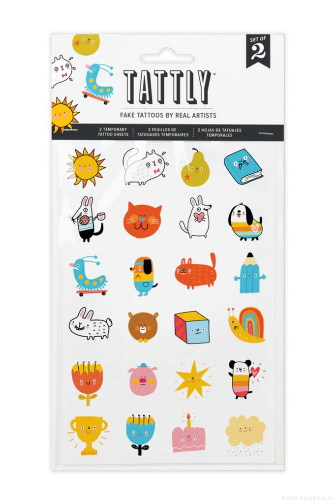 Tattly Little Friends Tattoo Sheet