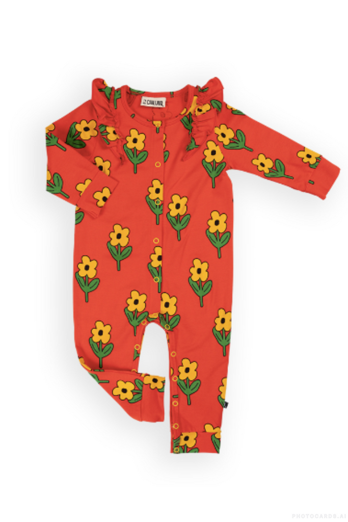 CQ Flowers Baby Jumpsuit