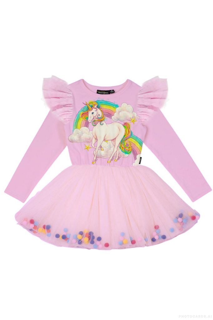 RYB Unicorn Pom Pom Circus Dress