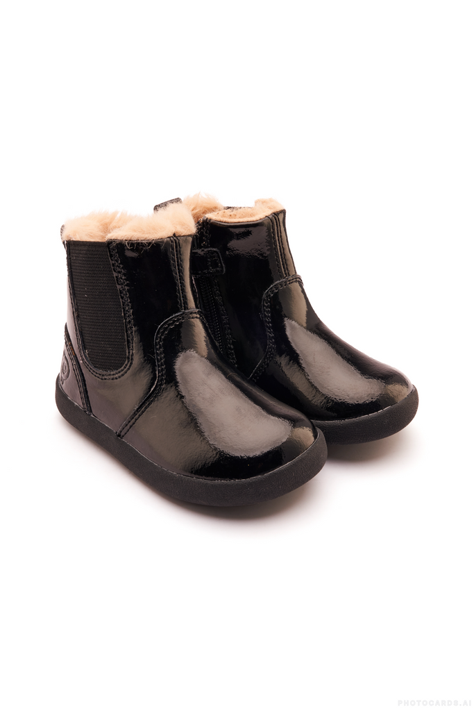 OS Rider Boot - Black Patent