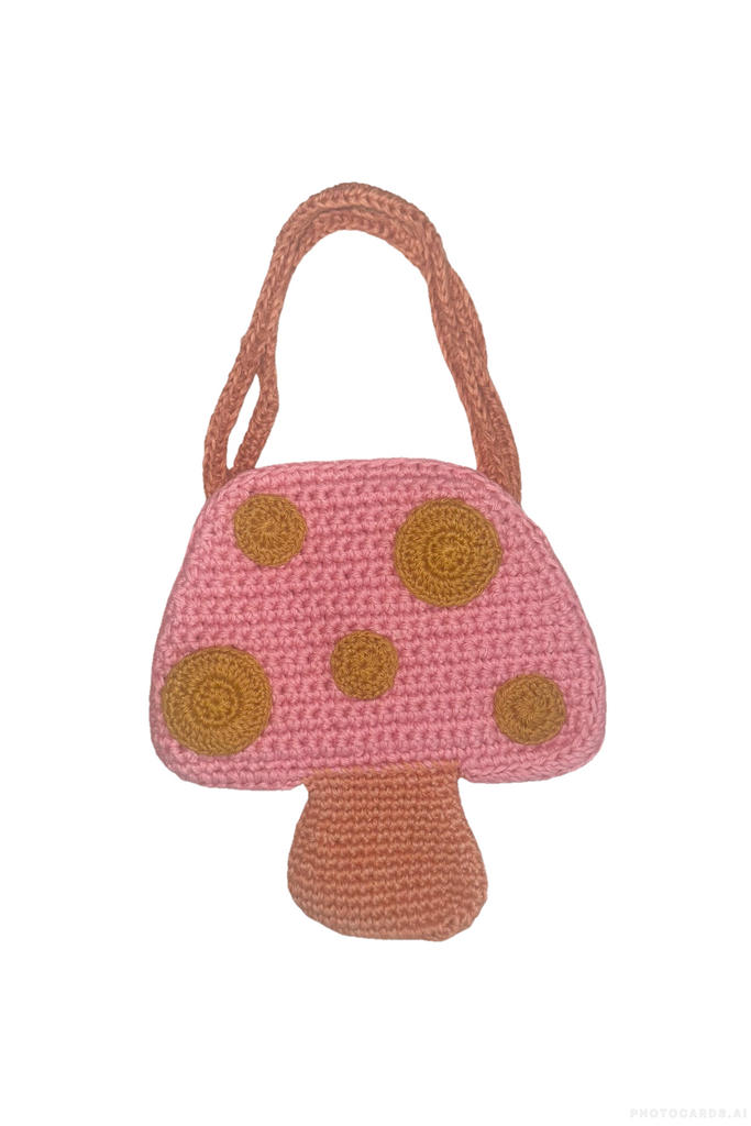 WW Crochet Mushroom Purse