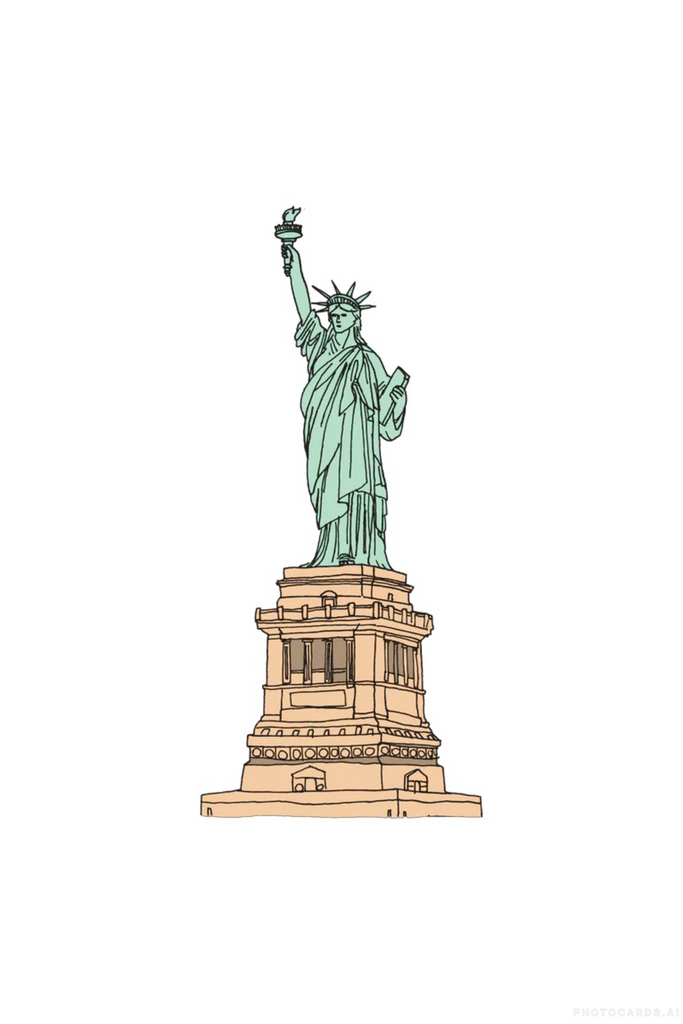 Tattly Statue of Liberty Tattoo Pair