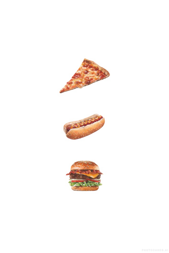 Tattly Junk Food Trio Tattoo Pair