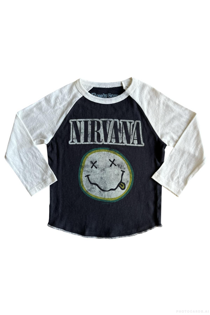 RS Nirvana Smiley LS Raglan