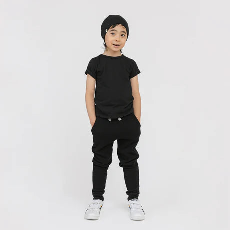 MiMi Plush Skinny Sweats - Black