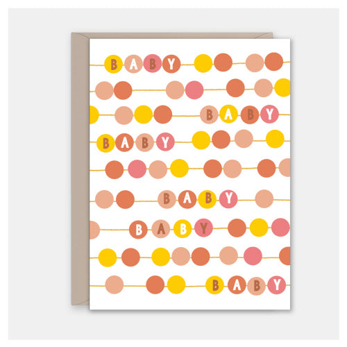 Baby Beads Baby Card