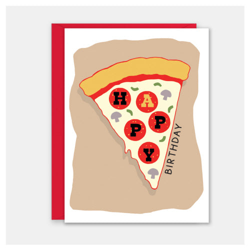 Birthday Pizza Card