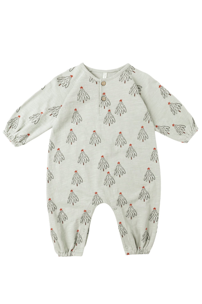 Henley Jumpsuit - Trees