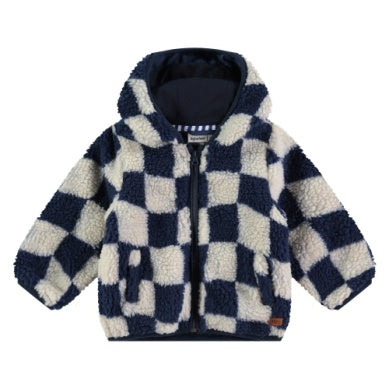 BF Blue Check Winter Jacket