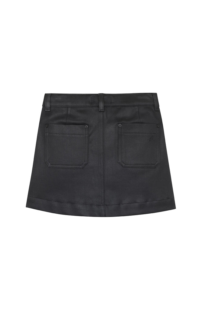 DL1961 Jenny Black Coated Skirt
