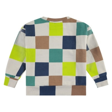 S & S Neon Check Sweatshirt