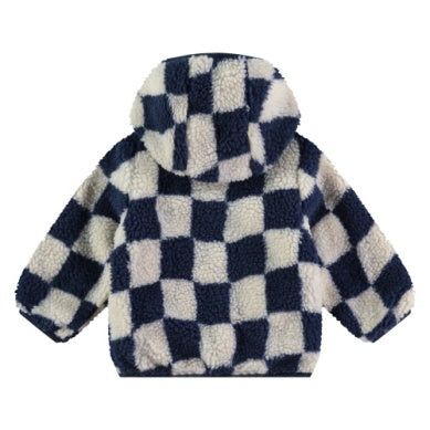 BF Blue Check Winter Jacket