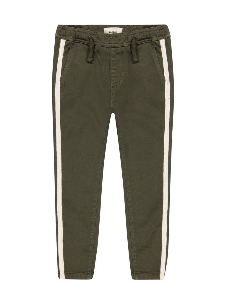 DL1961 Jackson Jogger - Olive Stripe