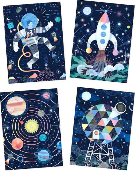 Djeco Cosmic Scratch Cards