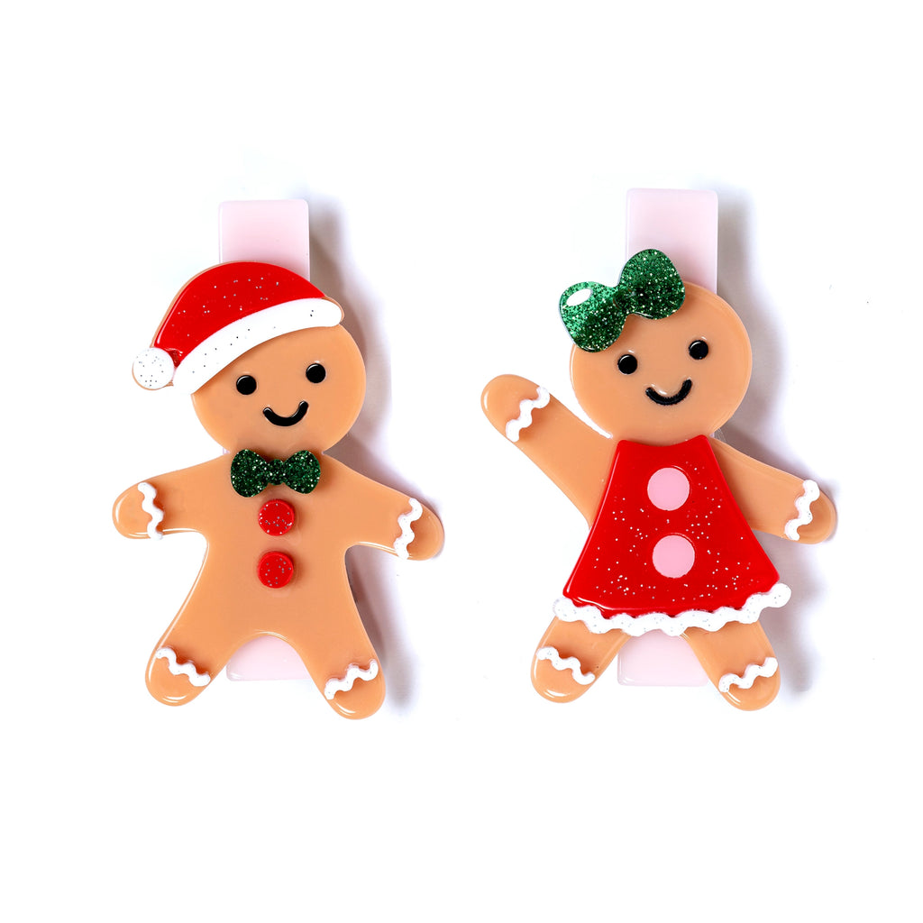 L & R Gingerbread Clips