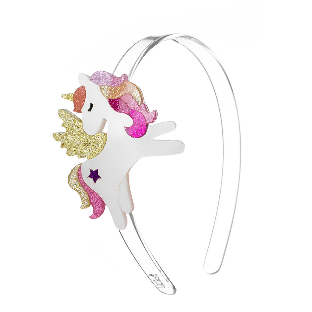 L & R Coral Unicorn Headband
