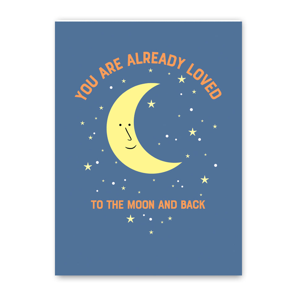 The Moon & Back Card