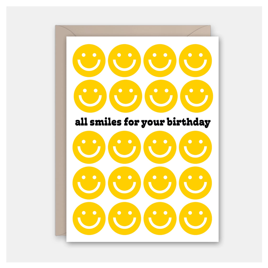 All Smiles Birthday Card