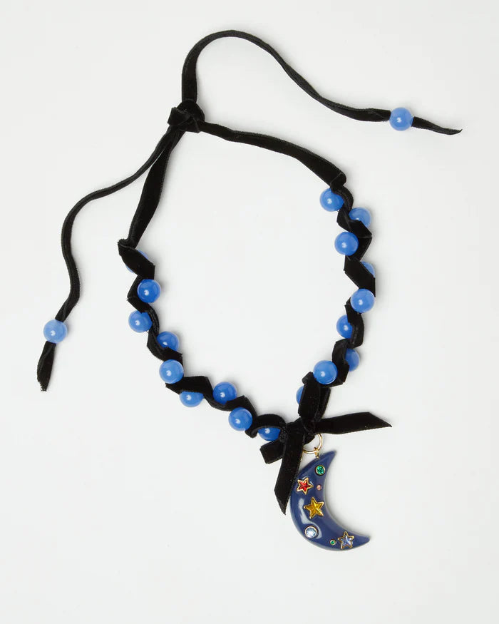 Moon Magic Blue Necklace - Jewelry by Bretta