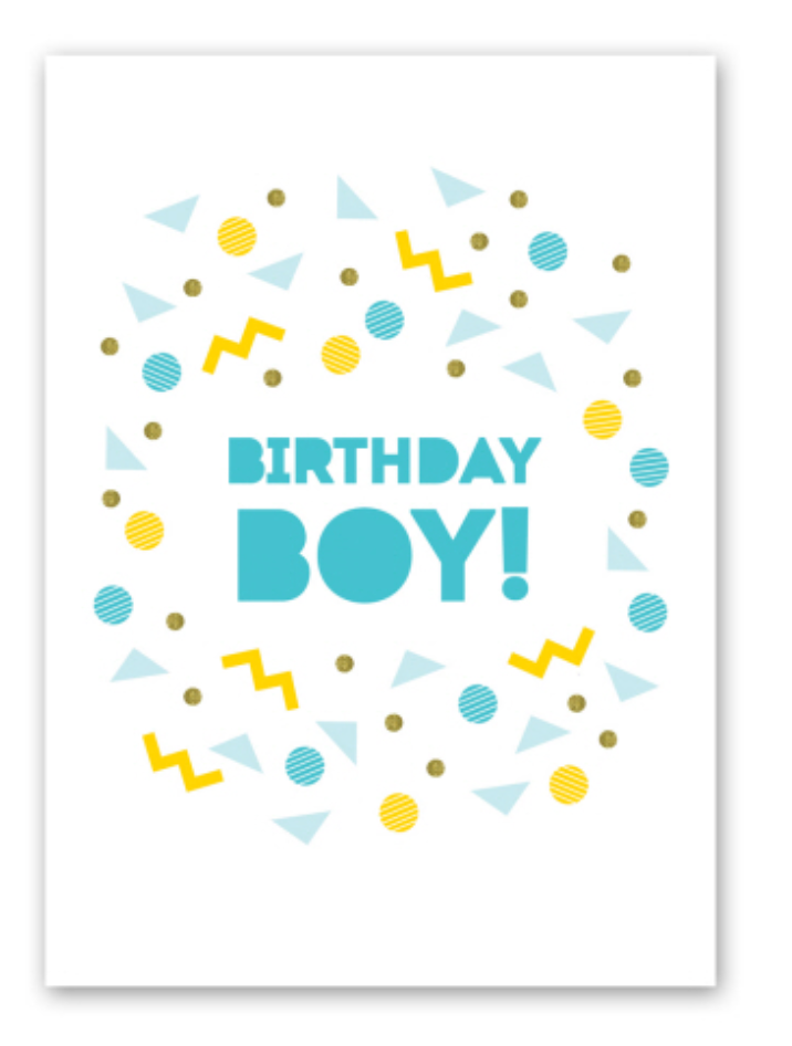 Birthday Boy Elements Card