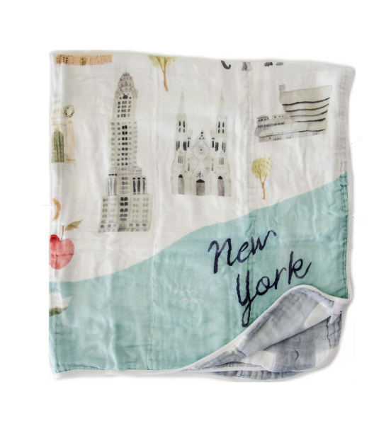 LLL Muslin Quilt Blanket - NYC