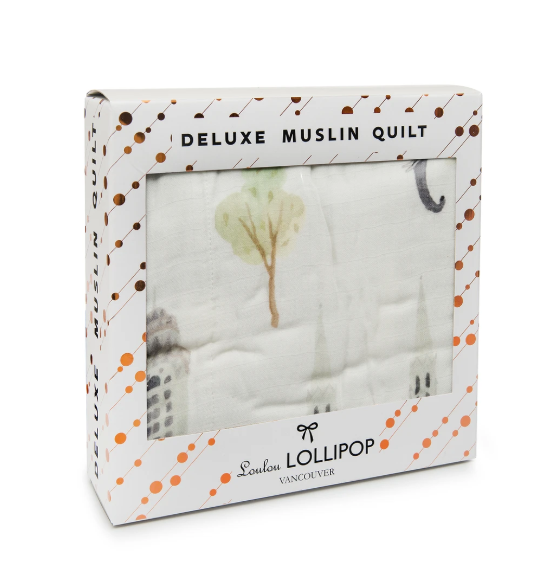 LLL Muslin Quilt Blanket - NYC
