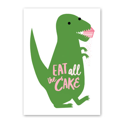 Dino Cake Card