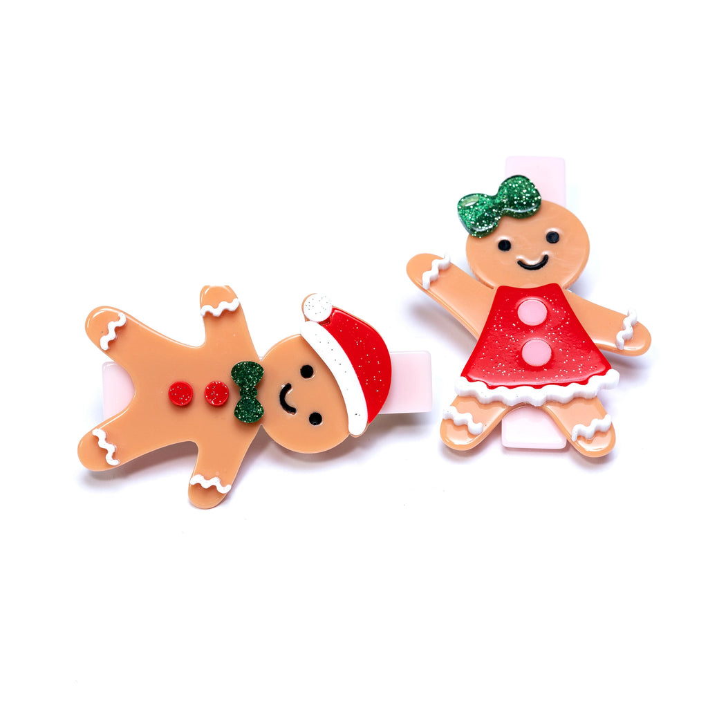 L & R Gingerbread Clips